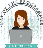 The Day of the Programmer Poster vector