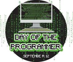 The Day of the Programmer Poster vector