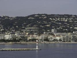 The city of Cannes in france photo