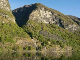 the village of flam in norway photo