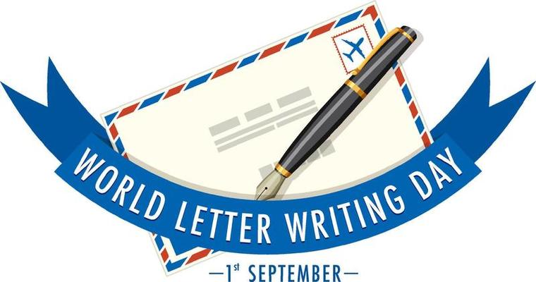 World Letter Writing Day Banner Design