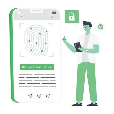 A flat illustration design of customer review