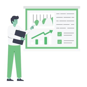 ilustración plana moderna de programación vector