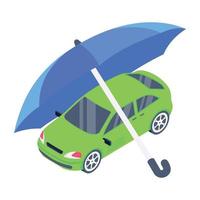 Download premium isometric icon of car vector