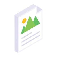 Simple  format icon designed in 3d style vector