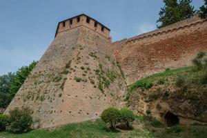 Surrounding walls of an old building photo