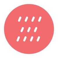 Trendy Rainfall Concepts vector