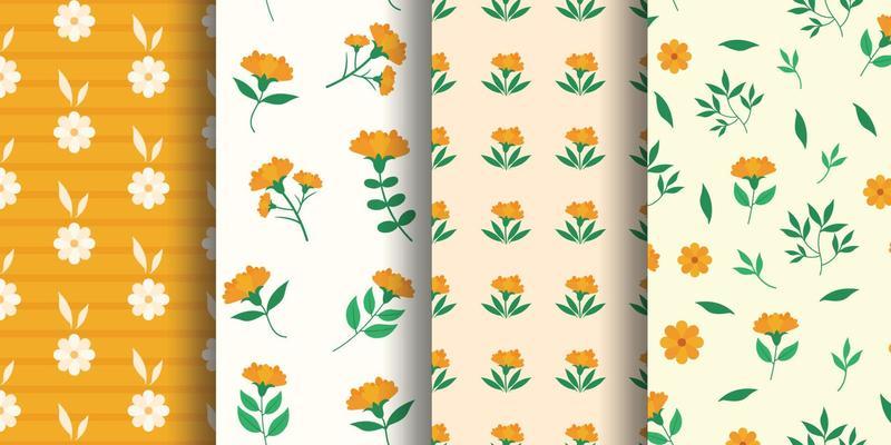 Seamless pattern with mango color. digital paper pack