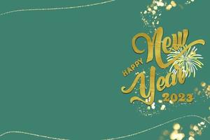 Happy new year 2023 is coming wallpaper with blank space can put text on clean cute color. vector