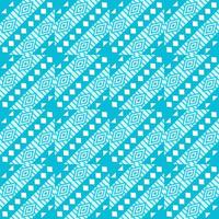 Abstract geometric pattern in light blue, tribal style vector