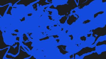 Abstract Bright Blue Paint In Black Background vector