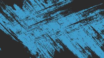 Abstract Scratch Blue and Black Grunge Texture Background vector