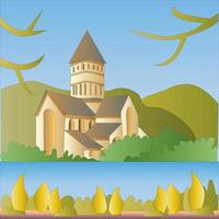 Country Side View Vector