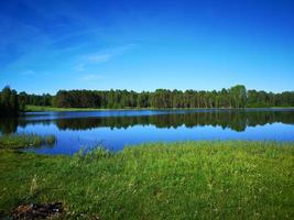 Lake or river. Summer photo