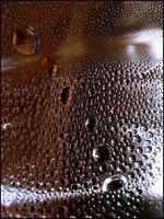 burbujas de agua primer plano resúmenes gotas de fondo impresiones de alta calidad foto