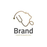 Health and beauty care logo vector