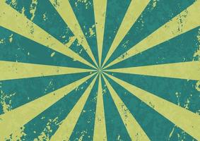 Sunburst with grunge texture background vector