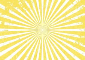 Sunburst con fondo de textura grunge vector