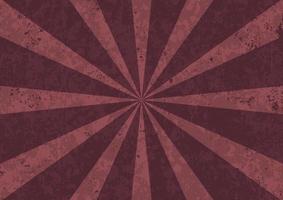 Sunburst with grunge texture background vector