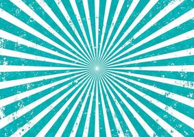 Sunburst with grunge texture background vector
