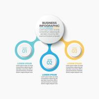 Presentation business infographic template vector