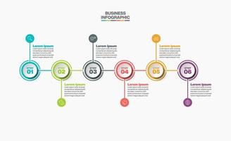 Presentation business infographic template vector