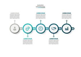 Presentation business infographic template vector