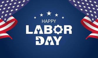 labor day Background Design. Greeting Card, Banner, Poster. Vector Illustration.