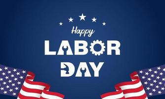 labor day Background Design. Greeting Card, Banner, Poster. Vector Illustration.