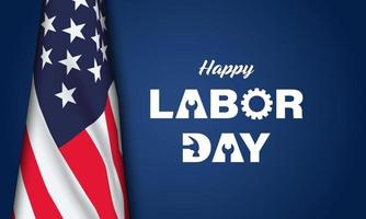 labor day Background Design. Greeting Card, Banner, Poster. Vector Illustration.