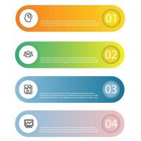 elementos abstractos infografía idea forma datos vector plantilla proceso concepto paso para estrategia e información educación