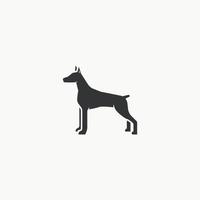 icono de perro diseño gráfico ilustración vectorial vector