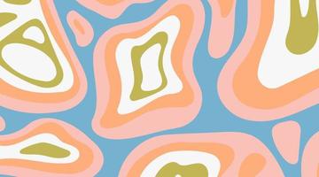 Grooovy Background. Retro Abstract Wavy Colorful vector