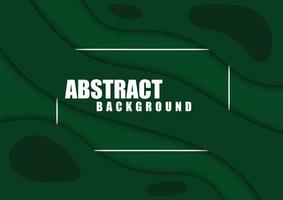 Green template abstract background. wavy backgrounds. fresh green background. Background illustration for poster, banner, print, fabric, website and social media vector