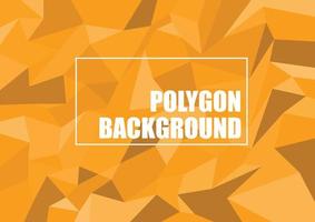 Radiant Yellow color polygon and abstract background vector