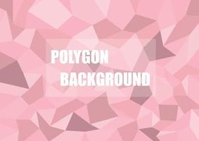 Pacific Pink polygon and abstract background vector