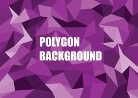 Velvet violet polygon and abstract mosaic background vector