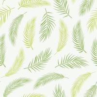 Leaves seamless pattern vector