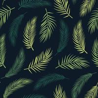 Leaves seamless pattern vector