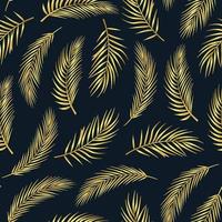 Leaves seamless pattern vector