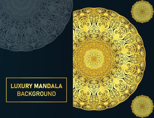 Creative luxury decorative mandala background with golden arabesque pattern. decorative mandala for print, cover, brochure, and flyer.