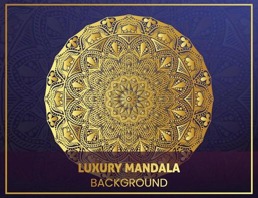 Creative luxury decorative mandala background with golden arabesque pattern. decorative mandala for print, cover, brochure, and flyer.