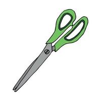 Vector scissors clipart. Hand drawn office supplies. For print, web, design, decor, logo