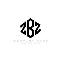 ZBZ letter logo design with polygon shape. ZBZ polygon and cube shape logo design. ZBZ hexagon vector logo template white and black colors. ZBZ monogram, business and real estate logo.