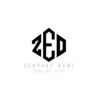 ZEO letter logo design with polygon shape. ZEO polygon and cube shape logo design. ZEO hexagon vector logo template white and black colors. ZEO monogram, business and real estate logo.