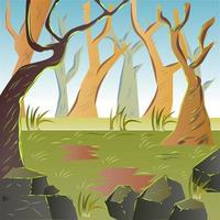 Forest Background Vector