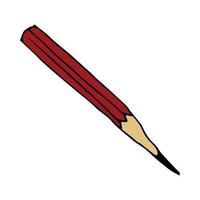 Vector pencil clipart. Hand drawn office supplies. For print, web, design, decor, logo