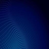 blue background with wavy halftone style vector