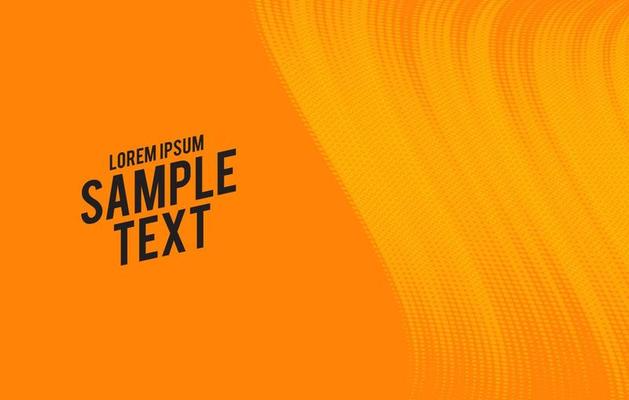 comic style orange halftone background design