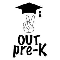 Out pre K graphic vector